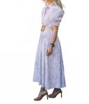 Причудливое платье-рубашка в белом Buru - фото 4