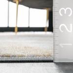 Современный абстрактный голубой ковер Nuloom, бежевый, 122x183 см - фото 4