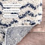 Ковер nuLOOM, 122 x 183 см, Cuellar Chevron Shag, Navy - фото 4