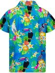 Рубашка King Kameha Parrot Cockatoo, бирюзовый - фото 2