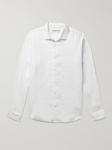 Льняная рубашка Джайлза ORLEBAR BROWN, белый - фото