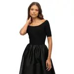 Платье Superdry LBD Woven Mix midi, черный - фото 5