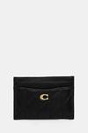 Кожаный чехол для карт Essential Card Case Coach, черный - фото
