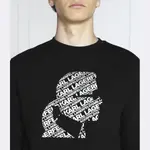 Толстовка обычного кроя Karl Lagerfeld, черный - фото 3