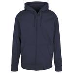 Толстовка Build Your Brand Basic Full Zip, синий - фото