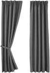 Шторы набор Gardinenbox, темно-серый - фото