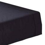 Плоский лист без резинки, количество нитей 200. Homescapes, черный - фото