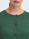 Вязаный кардиган Oxmo Oxisasja, Dark green - фото 3