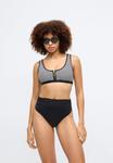 Топ бикини Seafolly CLUBHOUSE ZIP FRONT TANK , Black - фото 5