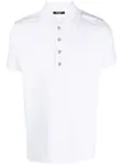 Рубашка поло с монограммой BALMAIN, белый - фото