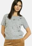 Футболка LolaLiza Basic T-shirt, Lt Grey Mel/Grey - фото