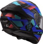 Шлем LS2 ff808 stream ii mika, Black/Blue - фото 5