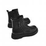 Мужские ботинки Martin Boots Black Jeep черные [на флисовой подкладке] - фото 6