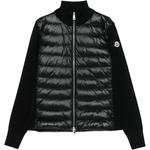 Moncler Шерстяная куртка-пуховик на молнии, Black - фото