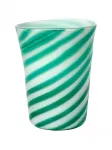 Набор полосатых стаканов (на двоих) Bitossi Home, зеленый - фото 2