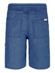Шорты из ткани обычного кроя IB0IB02423 Calvin Klein Jeans, синий - фото 2