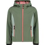 Функциональная куртка с капюшоном, софтшелловая куртка Cmp, зеленый - фото