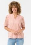 Блуза Cream CRDanika Lace Short Sleeve, Misty Rose/Light Pink - фото