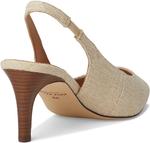 Туфли Cole Haan Vandam Sling Back Pump 65 mm, цвет Natural Canvas - фото 5