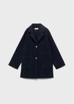 Пальто MANGO KIDS Carla, темно-синий - фото 2