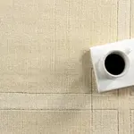 Коврик с рисунком руны из шерсти и смеси волокон nuLOOM, 122x183 см, кремовый - фото 7