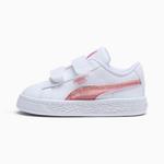 Кроссовки для малышей Basket Glitter Puma, белый - фото