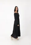 Платье макси Elara, Schwarz - фото 4