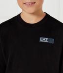 Футболка детская Ea7 Regular Fit, черный / синий - фото 4