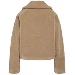 Пальто Noisy May Nati Crop Teddy, бежевый - фото 2