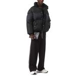 VERSACE Длинная стеганая куртка на пуговицах, Black - фото 6