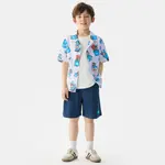 Рубашка MTSS Collaboration детская GAP, синий - фото 4