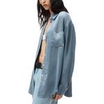 Футболка унисекс синяя Alexander Wang - фото 6