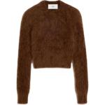 Свитер из мягкой ткани AMIPARIS, Coffee - фото 3