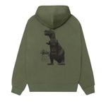Худи Stussy Big & Meaty Zip Hoodie, Olive - фото 2