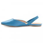 Mallorca с острым носком на плоской подошве Journee, синий - фото 5