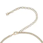 Женское колье со стразами CHANEL, золото - фото 6