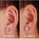 Титановые стальные серьги-гвоздики унисекс Cooraree - фото 6