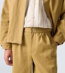 Хлопковые брюки-клёш из твила Bode, Ochre - фото 5