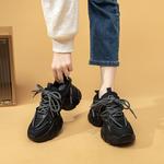 Кроссовки La Chapelle Chunky Sneakers Women's Low-top, белый/черный - фото 18