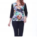 Розовый Зиг-Заг Топ Многоцветный Parsley & Sage - фото