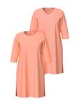 Ночная рубашка Ulla Popken, коралловый - фото