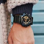 Унисекс парные часы серии Black CASIO - фото 6