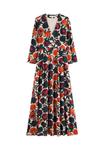 Платье Seasalt Cornwall Day dress, Multi Figurative Floral Aran/White - фото 4