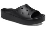 Шлепанцы и сланцы Crocs Platform Slide Crocs 'Black' Women's - фото 2