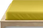 Простыня джерси, желтая, 140 х 200 см TEXTILOMANIE - фото 2