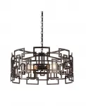 Люстра Litani 4 лампы Cwi Lighting, brown - фото