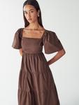 Платье Willa Zelda, коричневый - фото 6