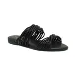 Кожаные тапочки Patrizia Pepe, черный - фото