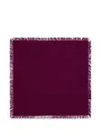 Платок с бахромой Bompard, фиолетовый - фото
