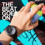 TIMEX Часы Wrist Watch Quartz Movement Black Dial Unisex, Blue - фото 4